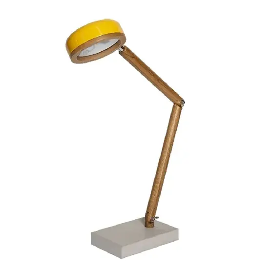 Udsalg | HIPP bordlampe, ask/beton - Copenhagen gul